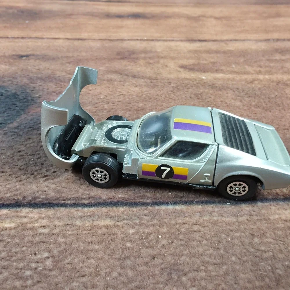 Corgi Toys Lamborghini Miura P400 Kids OS Silver Good Diecast Racing Car #7